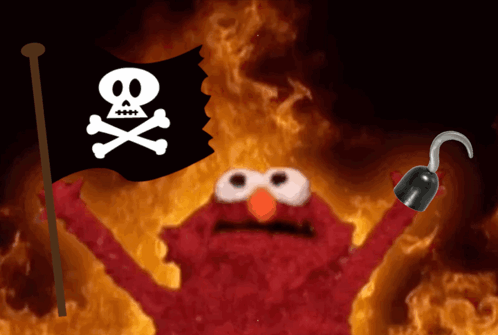 elmo rise pirate version
