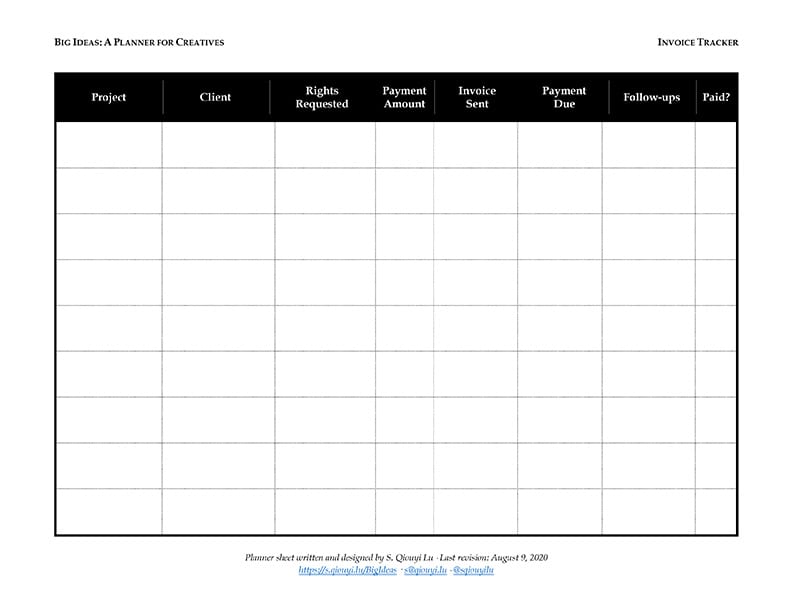 Invoice Tracker