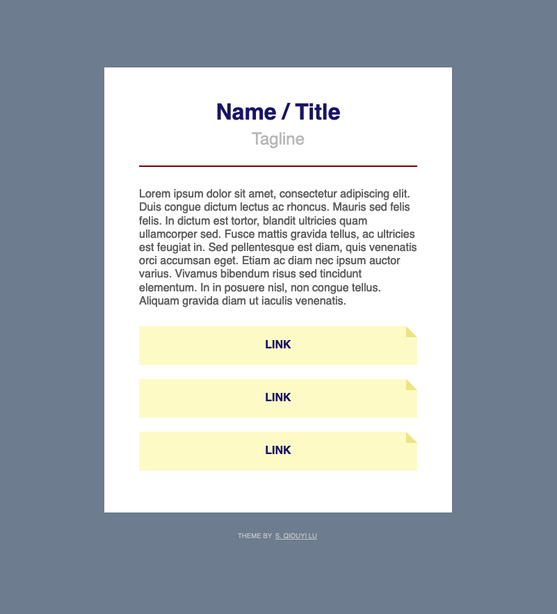 Sticky notes theme preview